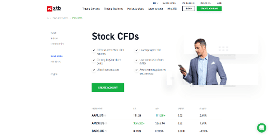 Comisiones de XTB Comisiones de XTB